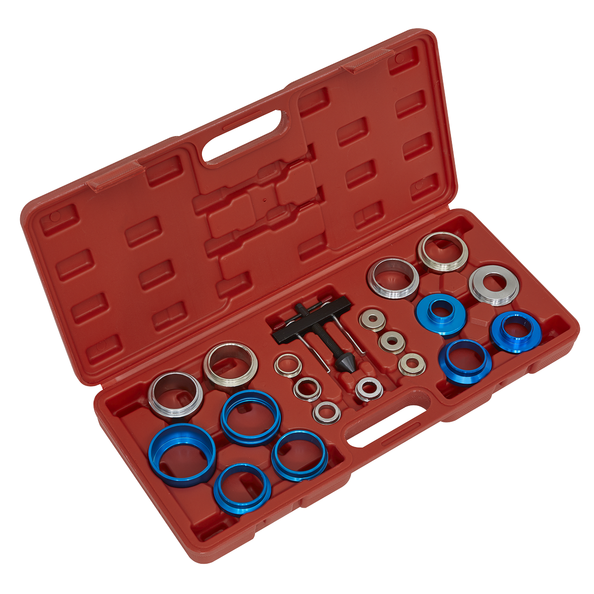 Sealey VS7002 Oil Seal Removal Installation Kit with Adapters and Case