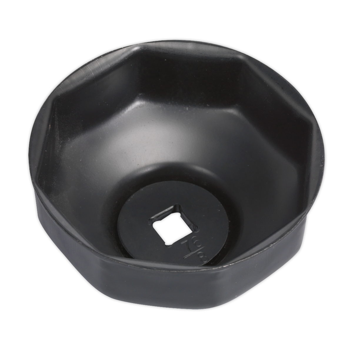 Sealey Oil Filter Cap Wrench 76mm 8 Flutes Low Profile - Fiat Lancia Moto Guzzi