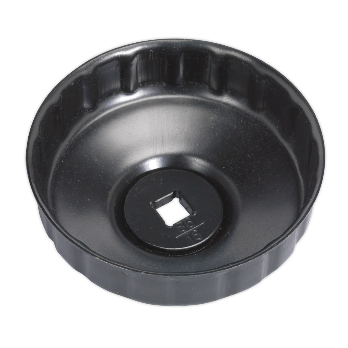 Sealey Oil Filter Cap Wrench 86mm 18 Flutes Low Profile for Alfa Fiat VW