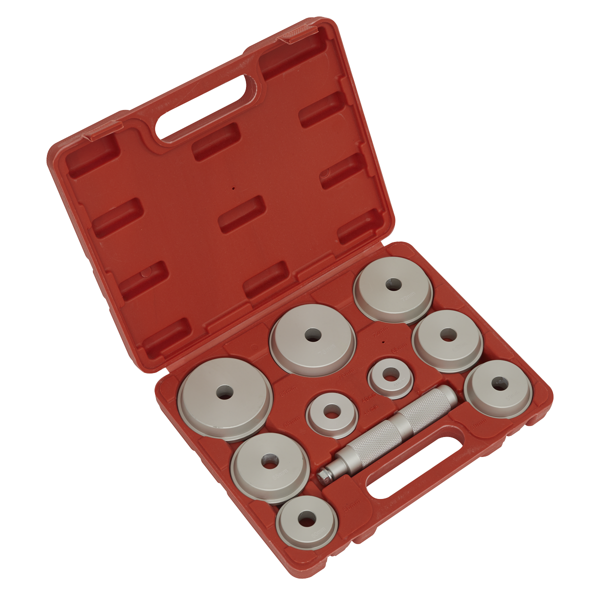 Sealey 10pc Aluminium Bearing Race & Seal Driver Set with Storage Case VS703