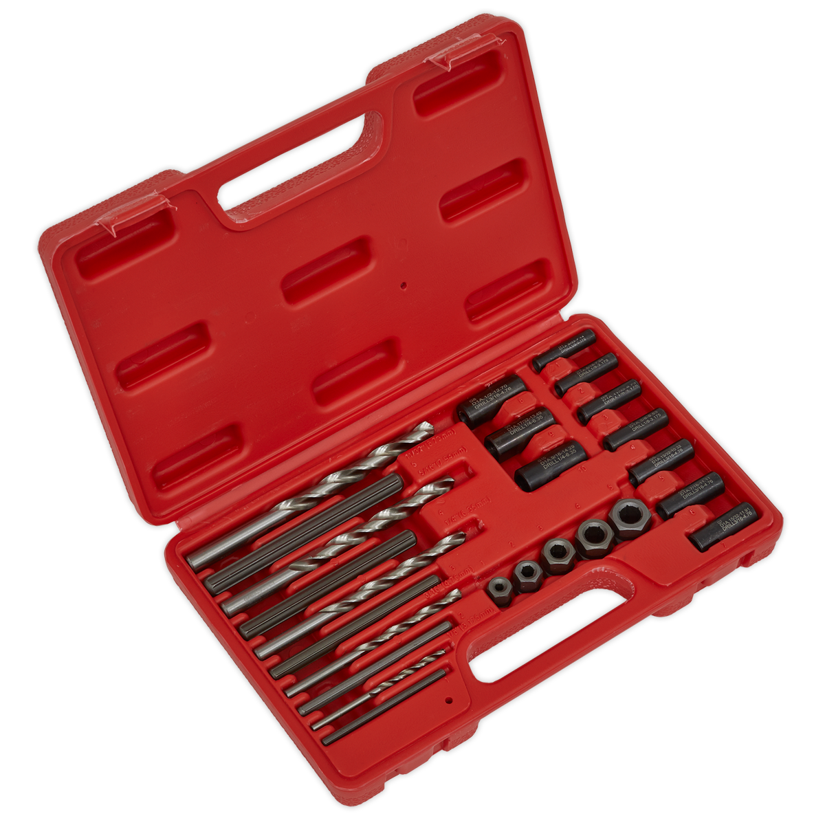 Sealey 25pc Stud Extractor Set for Broken Studs and Bolts VS7233