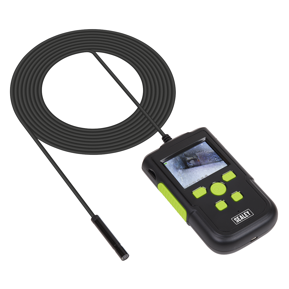 Sealey VS8111 Video Borescope 8mm Camera 60mm LCD Waterproof Probe 2m Cable