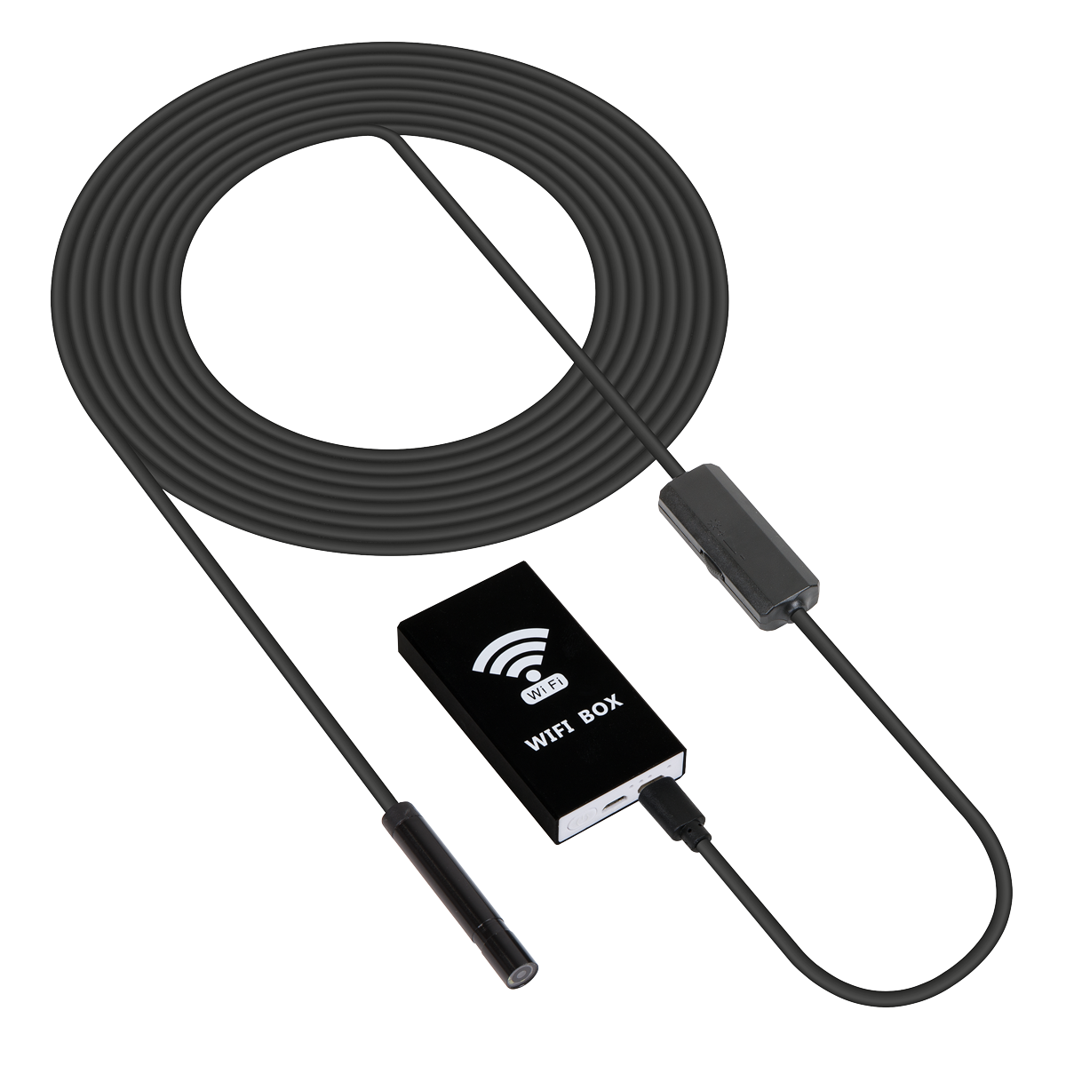Sealey Wi-Fi Borescope 8mm Camera IP67 Waterproof 5m Probe for iOS Android