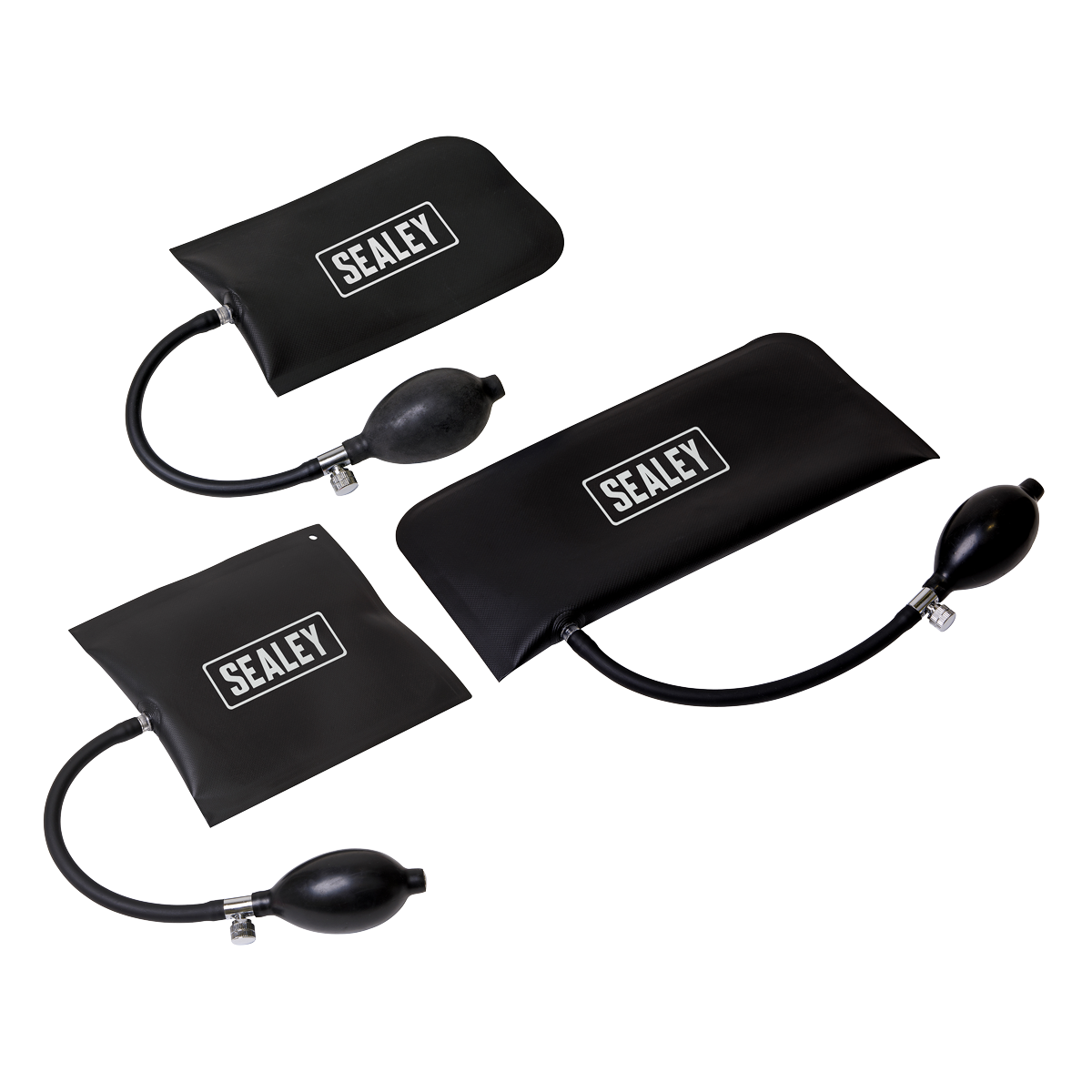 Sealey 3pc Panel Bag Set Air Cushion Tools for Vehicle and Home Positioning