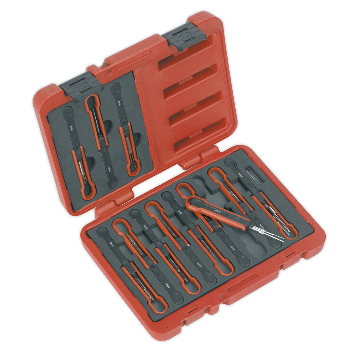 Sealey 15pc Universal Cable Ejection Tool Set for Vehicle Electrical Systems