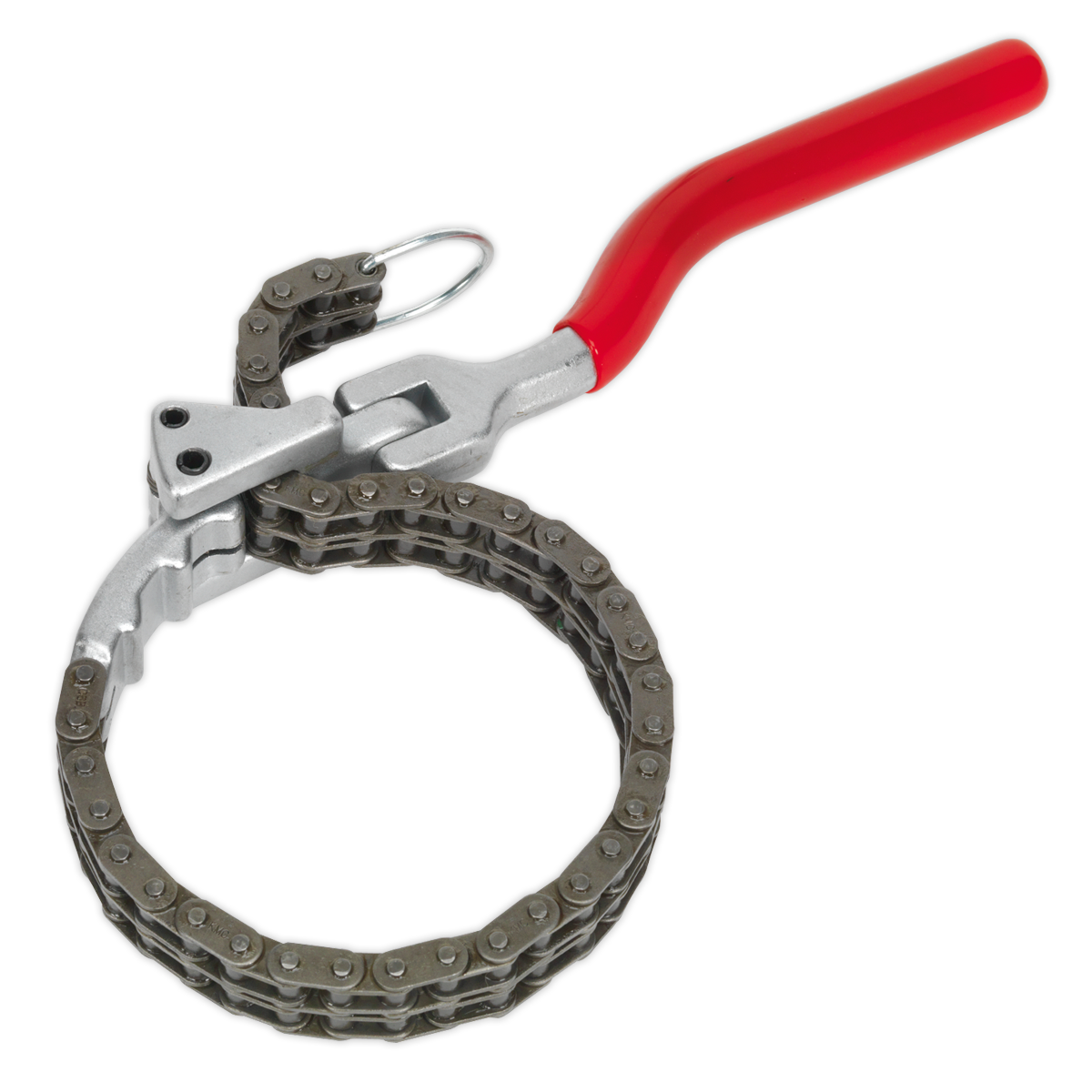 Sealey VS936 Oil Filter Chain Wrench 60-105mm Heavy-Duty with Pivoting Handle