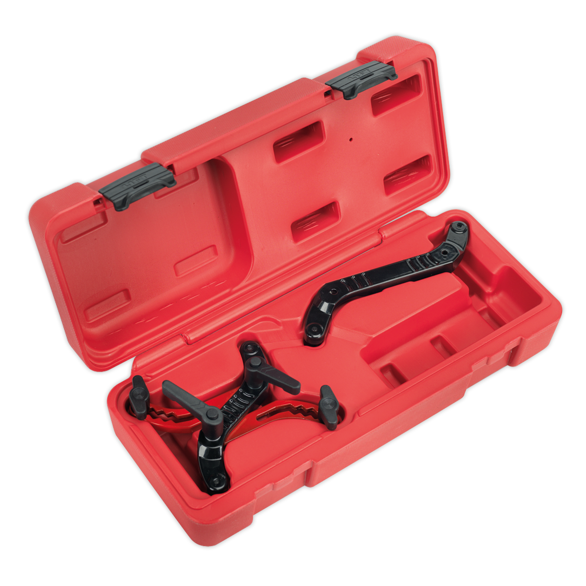 Sealey VSE888 Universal Twin Camshaft Locking Tool with Storage Case