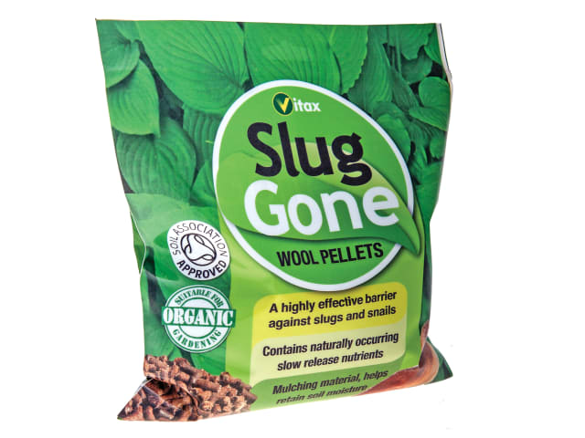 Vitax Slug Gone Wool Pellets 1 Litre Organic Snail Barrier for Plants