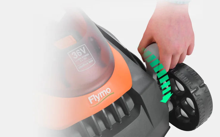 Flymo 36V UltraStore 380R Cordless Lawn Mower with Smart Indicators