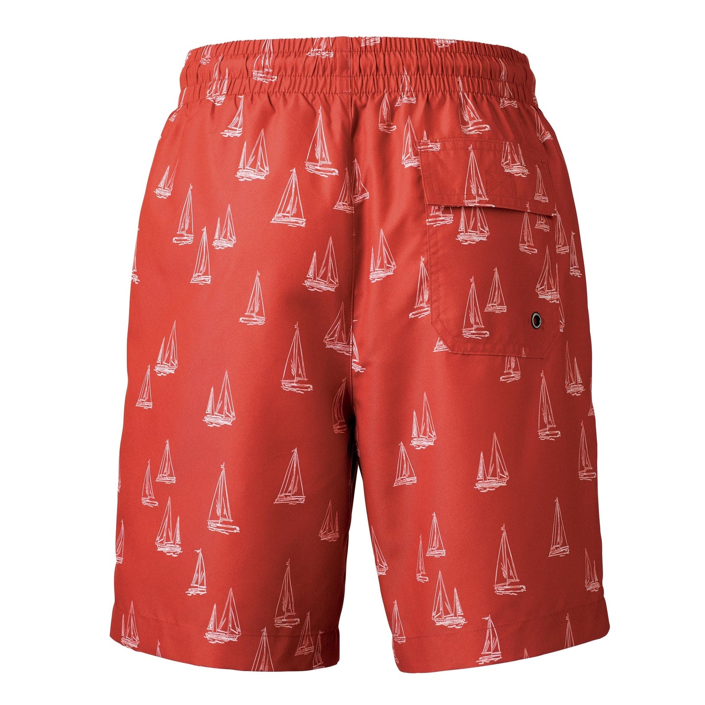 Wombat Men's Swim Shorts Quick-Dry Elastic Waistband Contrast Mesh Inserts