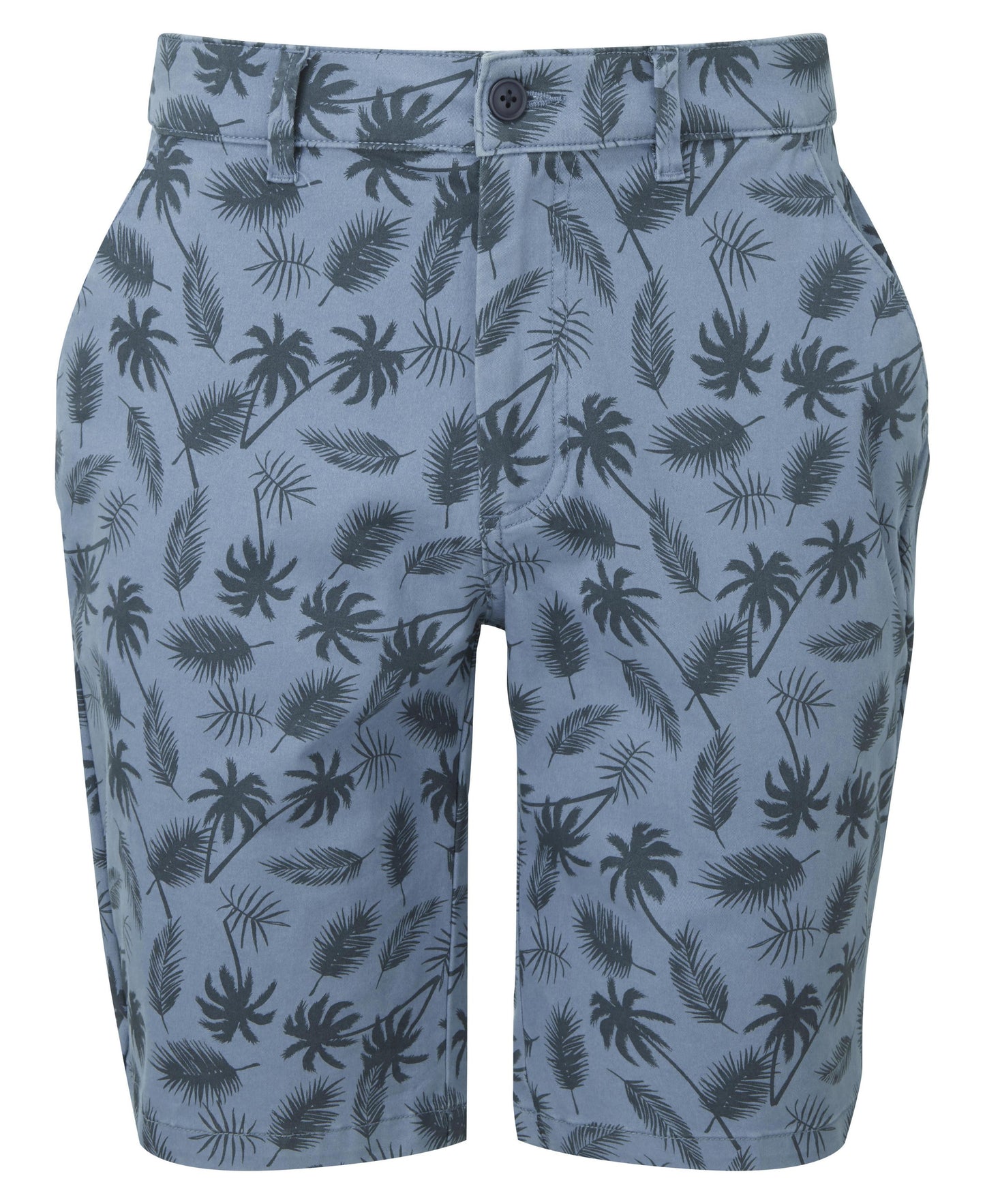Wombat Men's Palm Print Shorts Lightweight Cotton Summer Casual Wear S-2XL