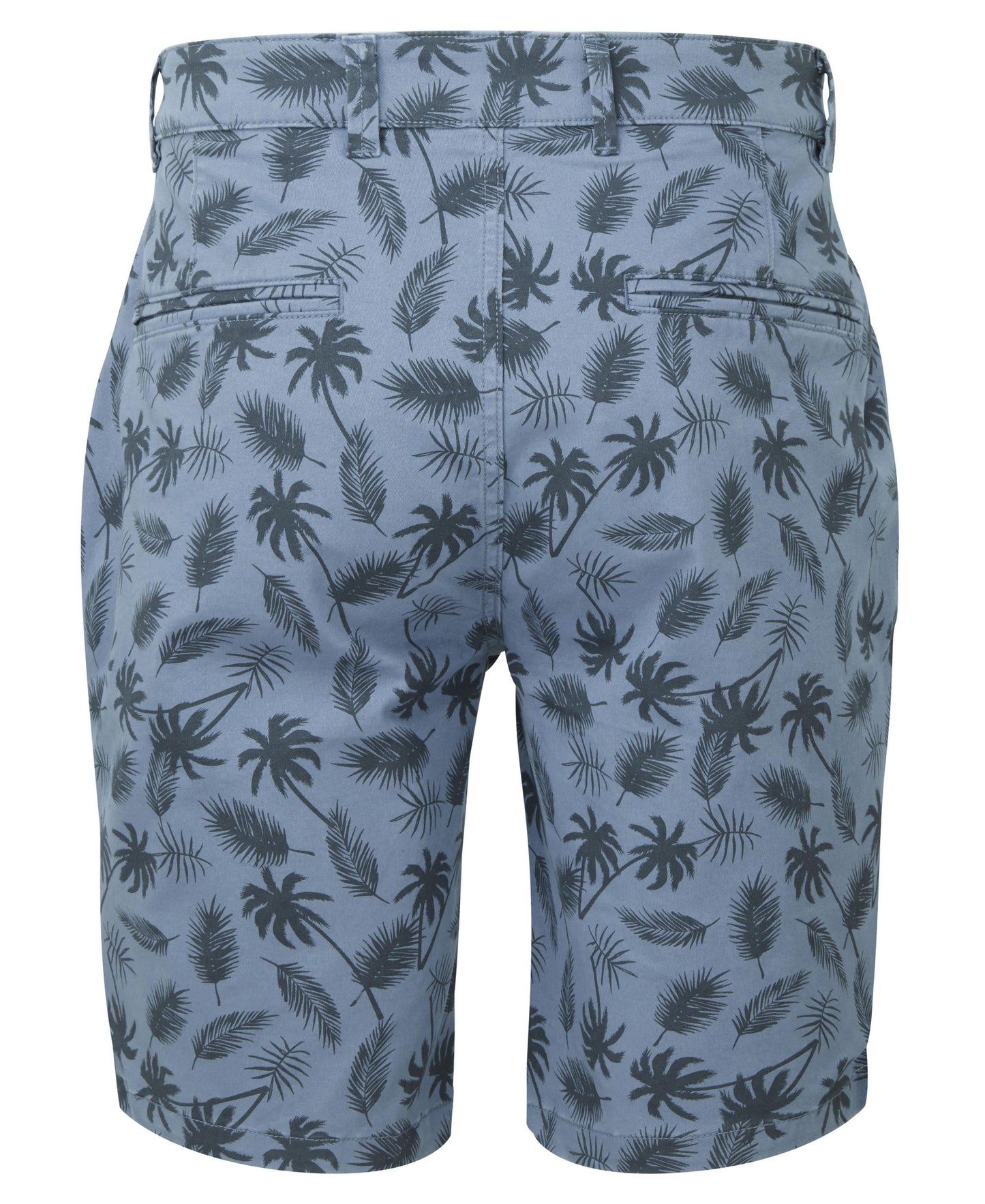 Wombat Men's Palm Print Shorts Lightweight Cotton Summer Casual Wear S-2XL