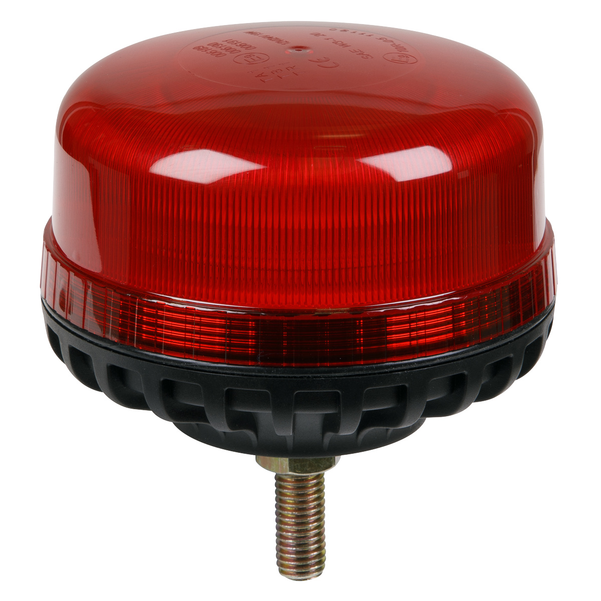 Sealey Red SMD LED Warning Beacon 12/24V 12mm Bolt Fixing IP66 ECE R65