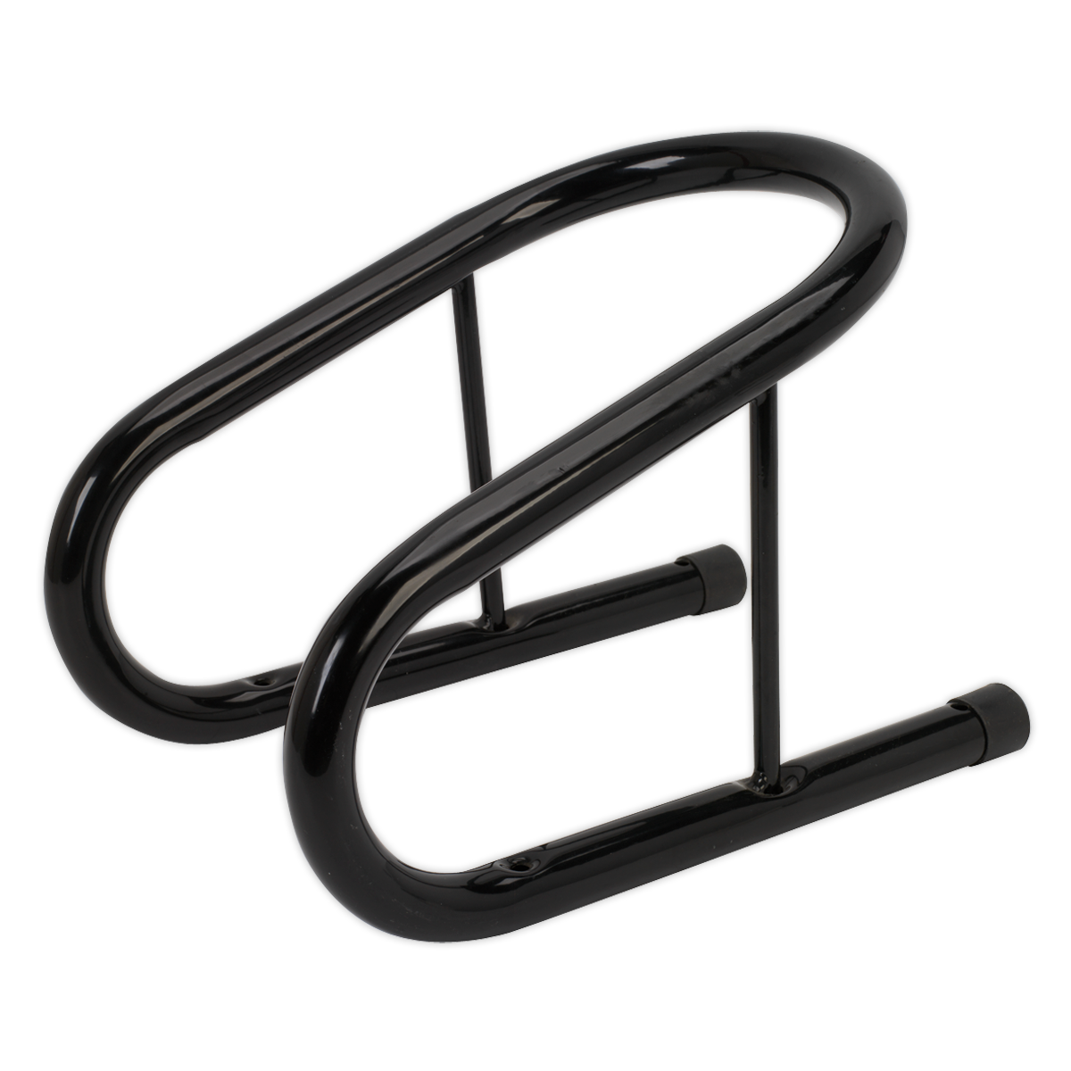 Sealey Motorcycle Wheel Chock Heavy-Duty 165mm Tyre Black Powder Coated WC08