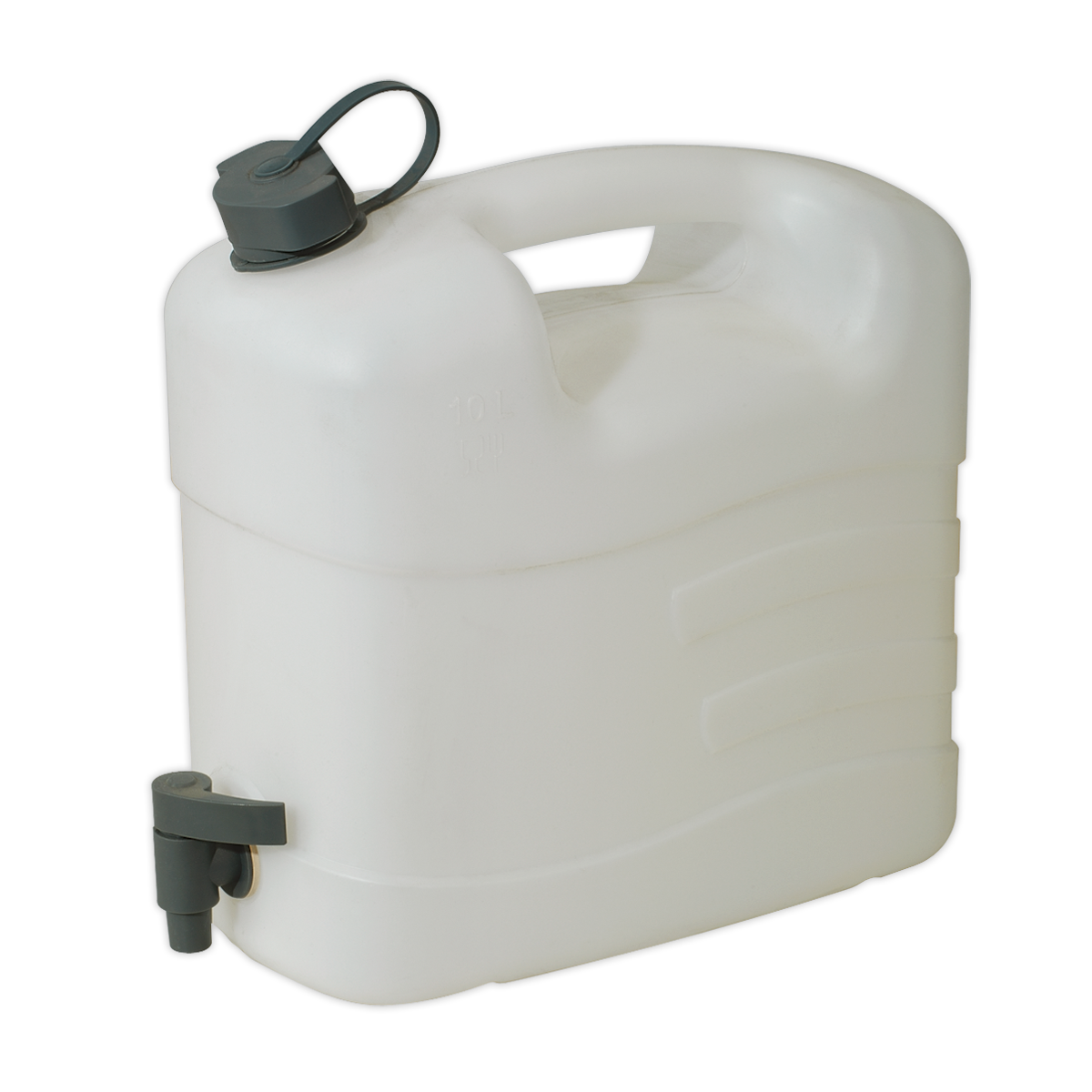 Sealey 10L Fluid Container with Tap Heavy-Duty Food Grade Polyethylene