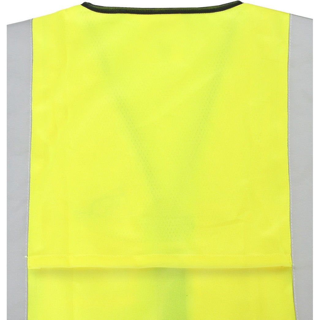 Beeswift Hi Vis Executive Vest Polyester Zip Front Reflective Pockets ID Pouch