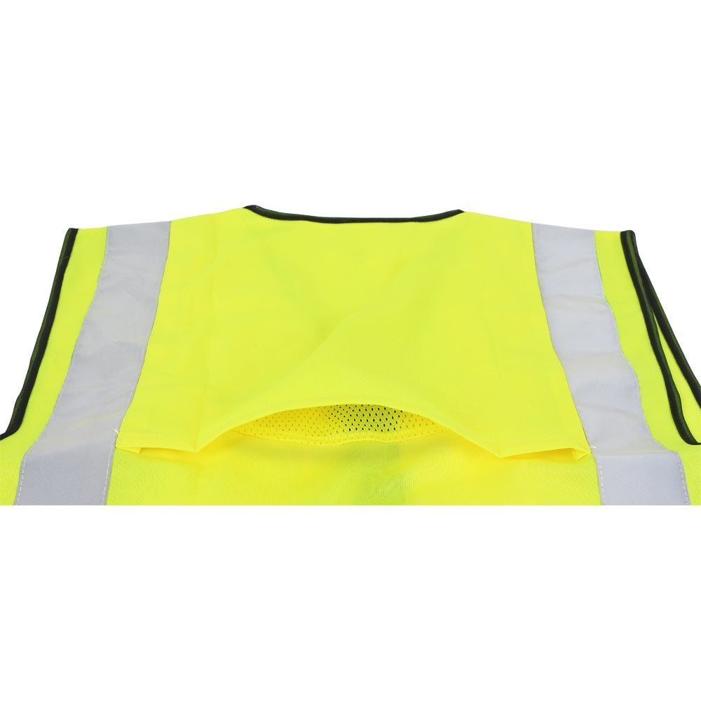 Beeswift Hi Vis Executive Vest Polyester Zip Front Reflective Pockets ID Pouch