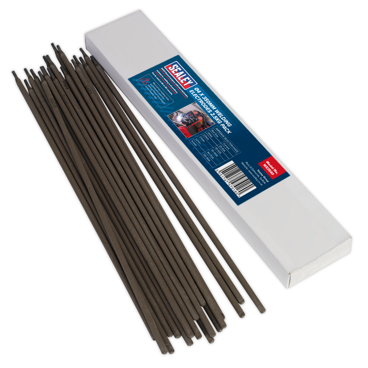 Sealey E6013 Welding Electrodes Ã˜4 x 350mm 2.5kg Pack for All Positions