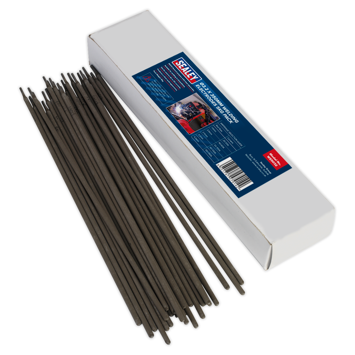 Sealey E6013 Welding Electrodes 3.2mm x 350mm 5kg Pack for All Positions