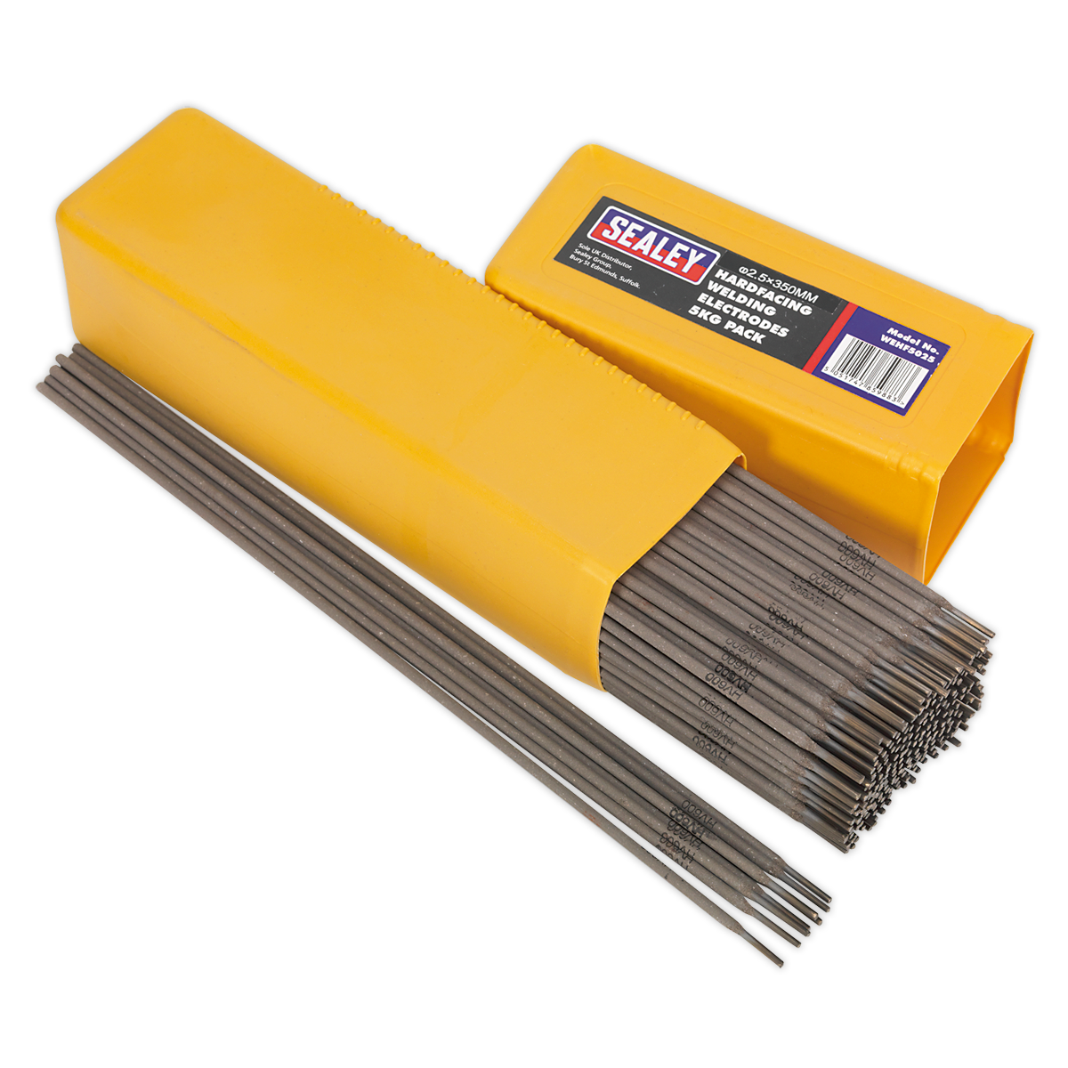 Sealey HV600 Hardfacing Welding Electrodes Ã˜2.5 x 300mm 5kg Pack