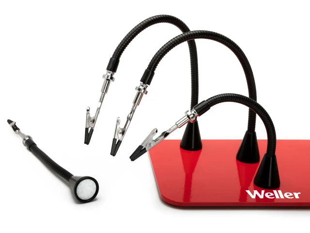Weller Helping Hands Holder with 4 Magnetic Arms and Alligator Clamps