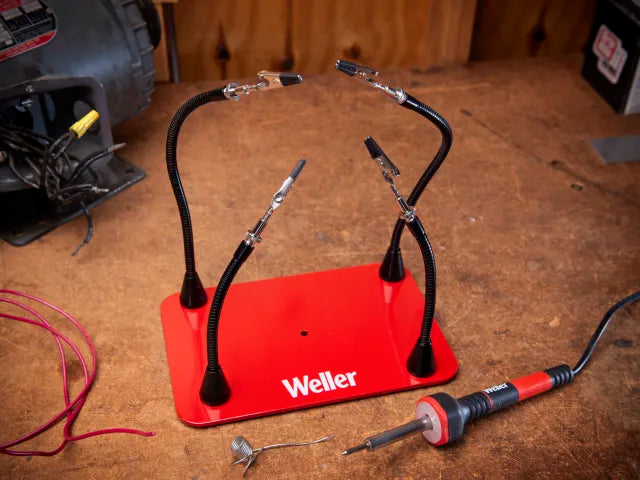 Weller Helping Hands Holder with 4 Magnetic Arms and Alligator Clamps