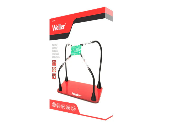 Weller Helping Hands Holder with 4 Magnetic Arms and Alligator Clamps