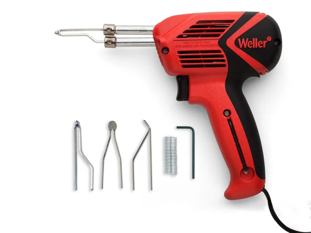 Weller Soldering Gun Kit 100W/140W 240V Heavy-Duty with Tips & Case