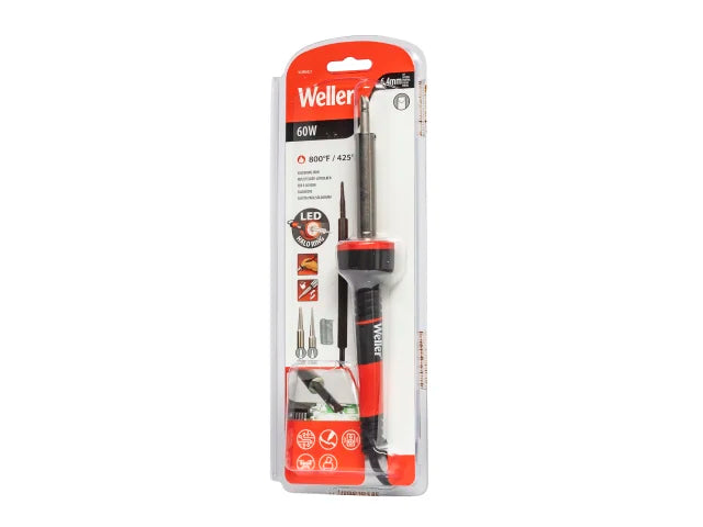 Weller 60W LED Halo Ring Soldering Iron Kit 240V with Chisel Conical Tips