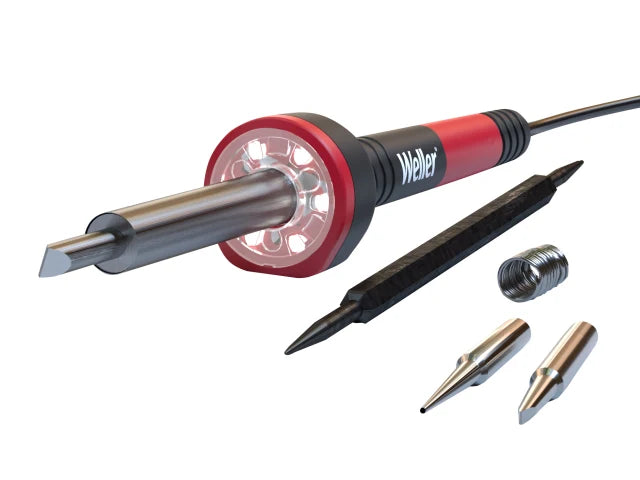 Weller 60W LED Halo Ring Soldering Iron Kit 240V with Chisel Conical Tips
