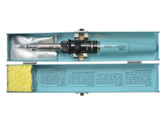 Weller Pyropen Piezo Butane Soldering Iron Adjustable Temp Cordless Tool