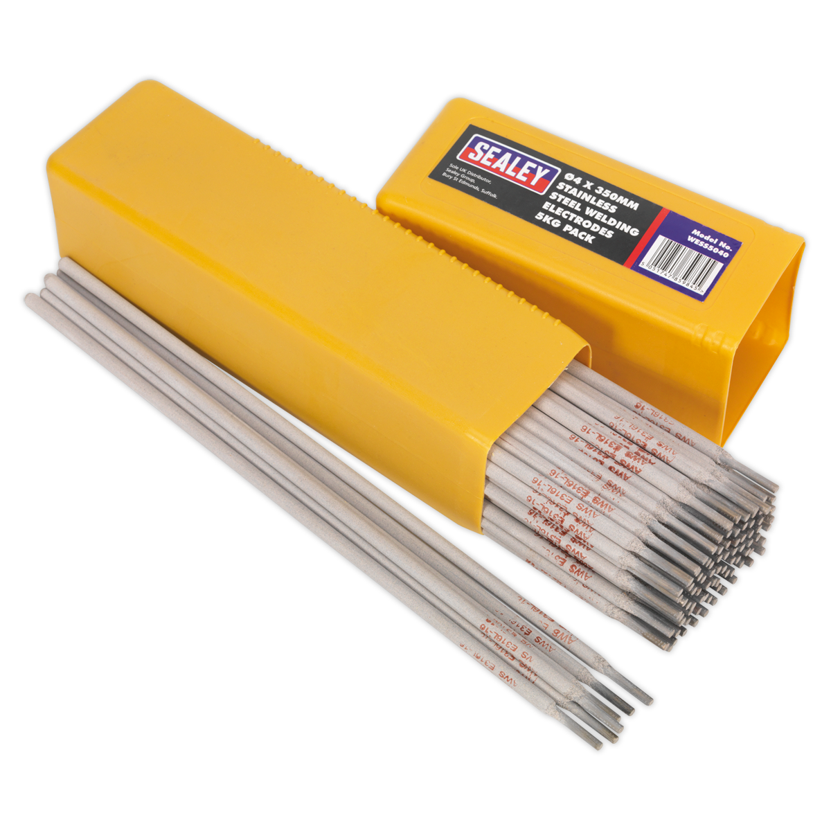 Sealey E316 Stainless Steel Welding Electrodes Ã˜4 x 350mm 5kg Pack