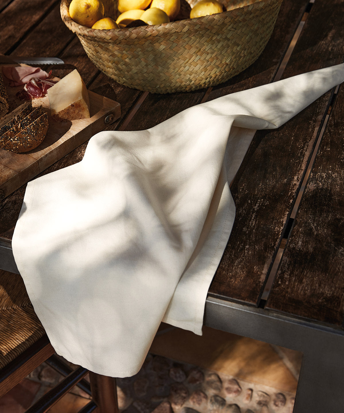 Westford Mill Organic Cotton Tea Towel 50x70cm Soft Absorbent Herringbone Loop