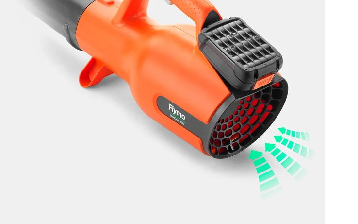 FLYMO 18V EasiClear 100 Cordless Leaf Blower with Variable Speed Control