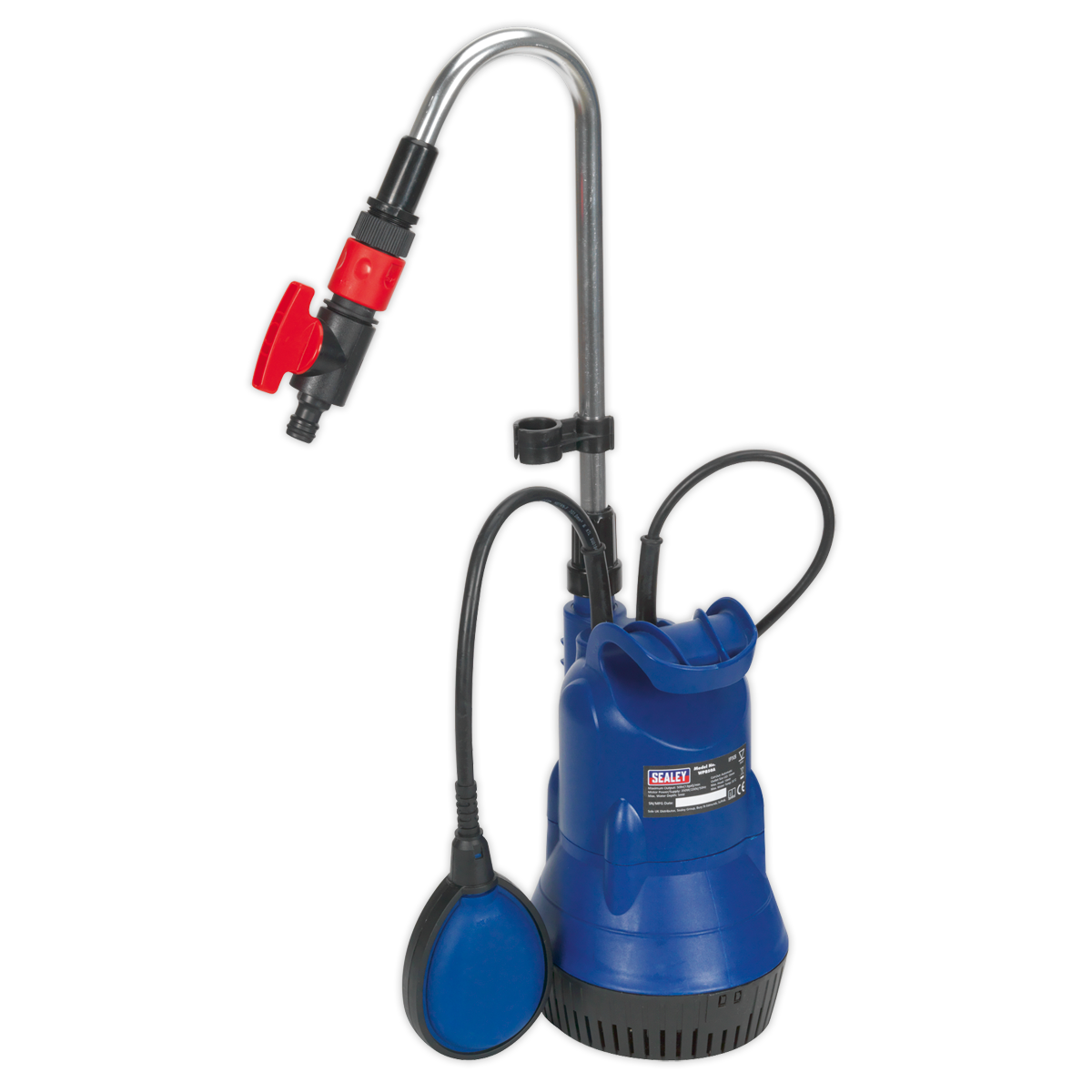 Sealey Submersible Water Butt Pump 50L/min 230V Adjustable Flow Control