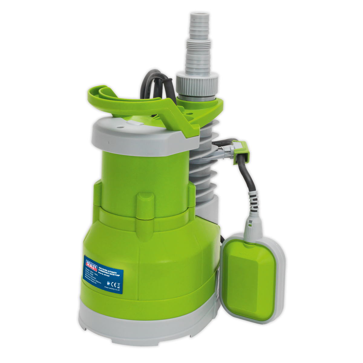 Sealey WPC100P Submersible Water Pump 100L/min Automatic 230V Clean Water