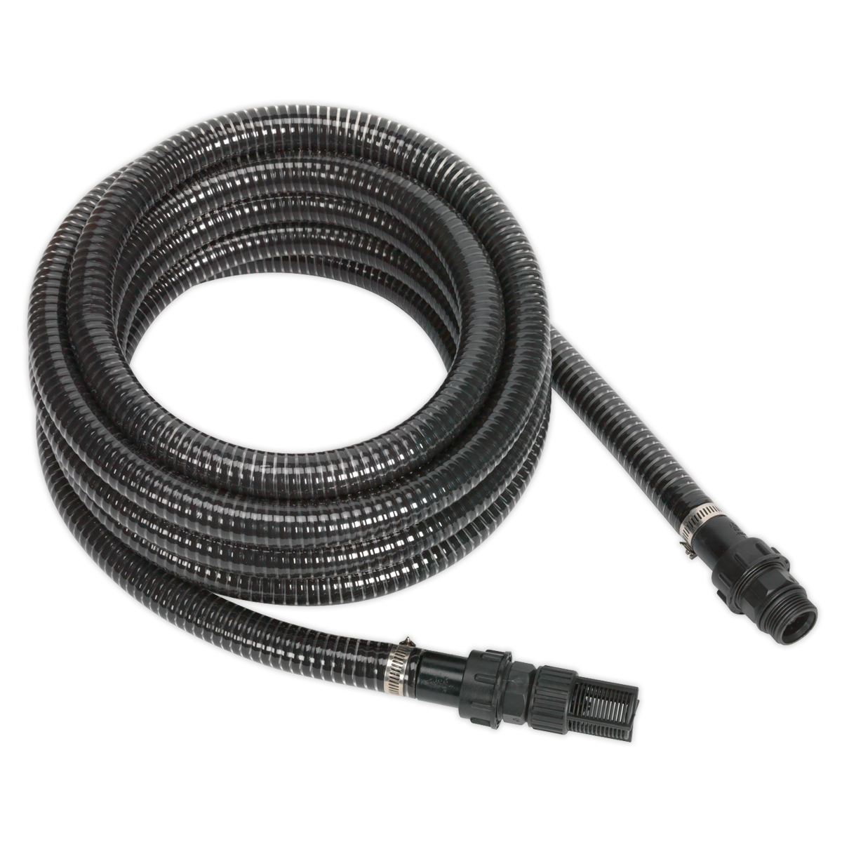 Sealey Solid Wall Suction Hose for WPS060 Water Pump 25mm x 7m Length