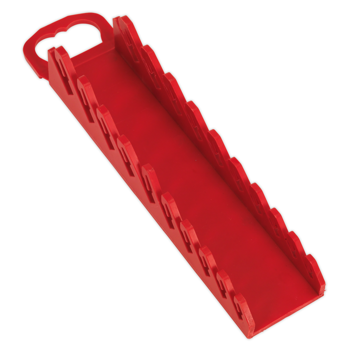 Sealey WR10 Spanner Rack for 10 Stubby Spanners Non-Marking TPR Material