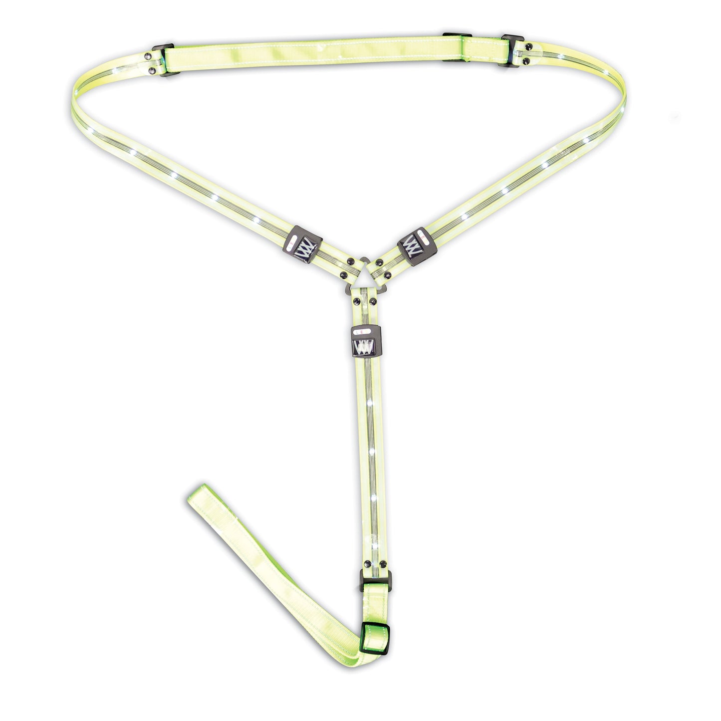 Woof Wear Horse LED Neck Band for Road Safety with Adjustable Straps