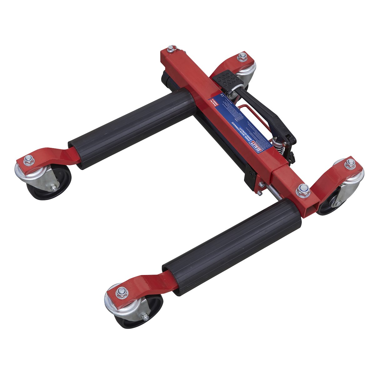 Sealey WS650 Wheel Skate 650kg Capacity Hydraulic Lifting for Vehicle Movement
