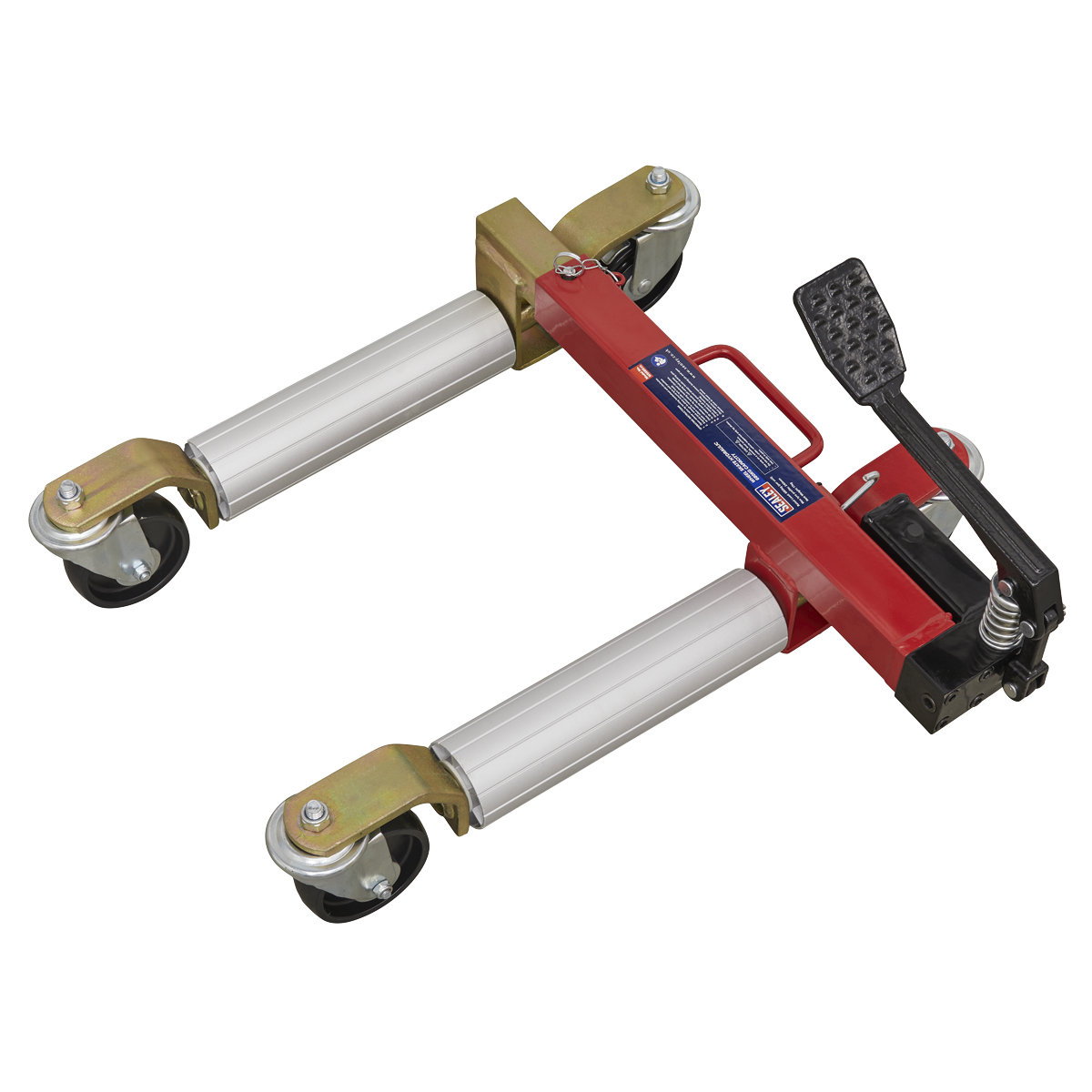 Sealey WS680 Hydraulic Wheel Skate 680kg Capacity with Nylon Castors