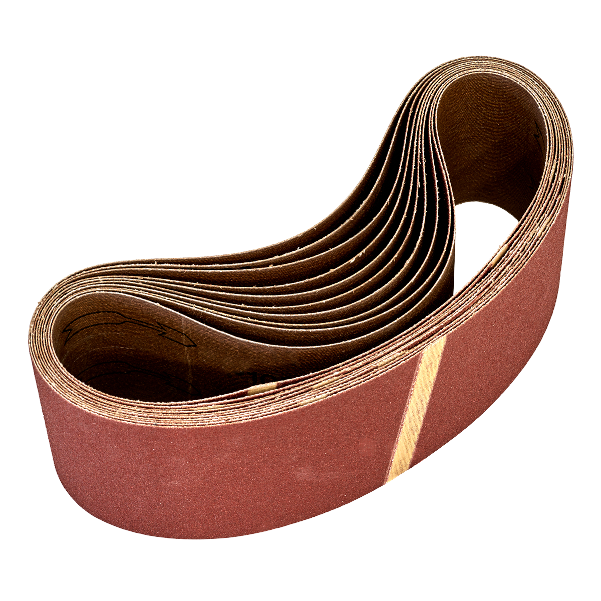 Sealey 75x533mm Sanding Belt 60 Grit Aluminium Oxide Pack of 10 for Woodwork