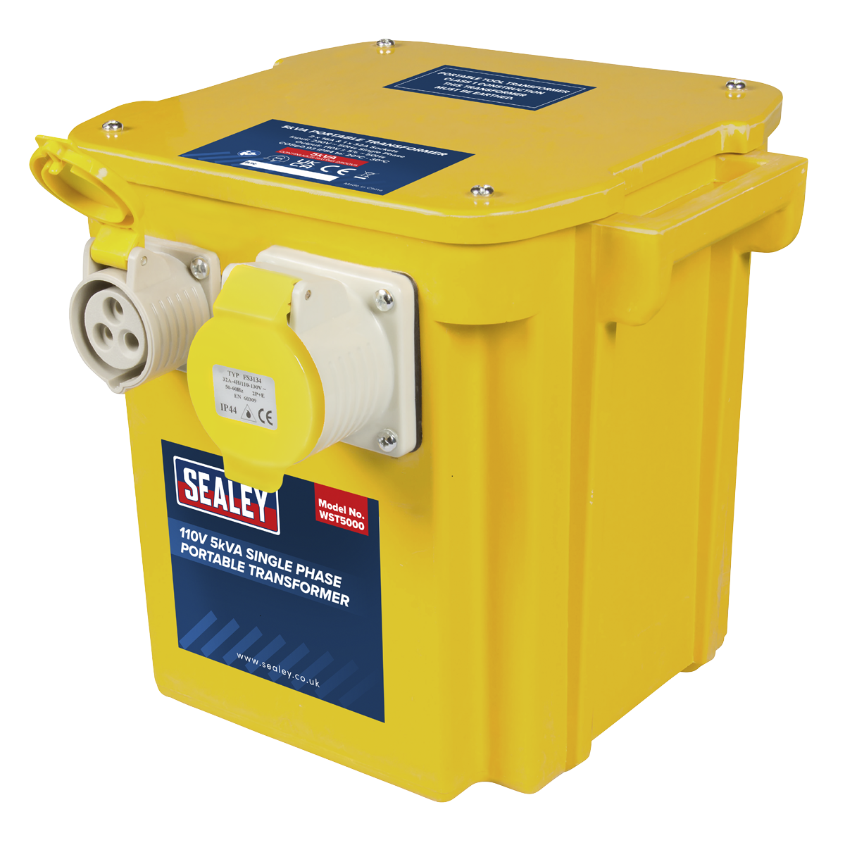 Sealey 5kVA Portable Trans-mer 110V with Overload Protection & Multiple Sockets