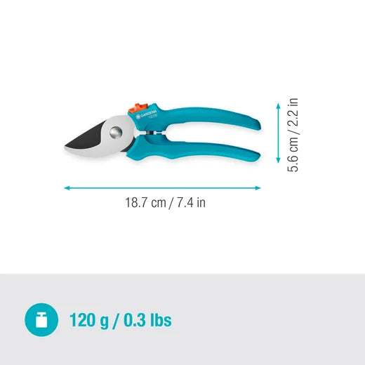 Gardena EasyCut Secateurs Ergonomic Handles Precision Blades 20mm Diameter