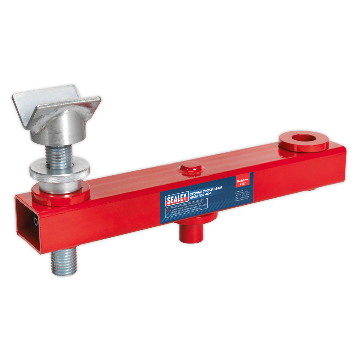Sealey 3 Tonne Cross Beam Adaptor for 4x4 Vehicles with Offset Differentials