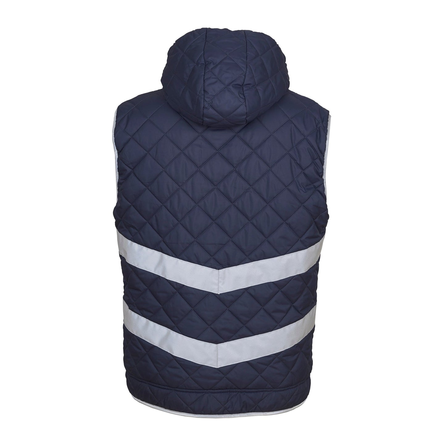 Yoko Hi-Vis Kensington Hooded Gilet EN ISO 20471 Class 2 Safety Jacket