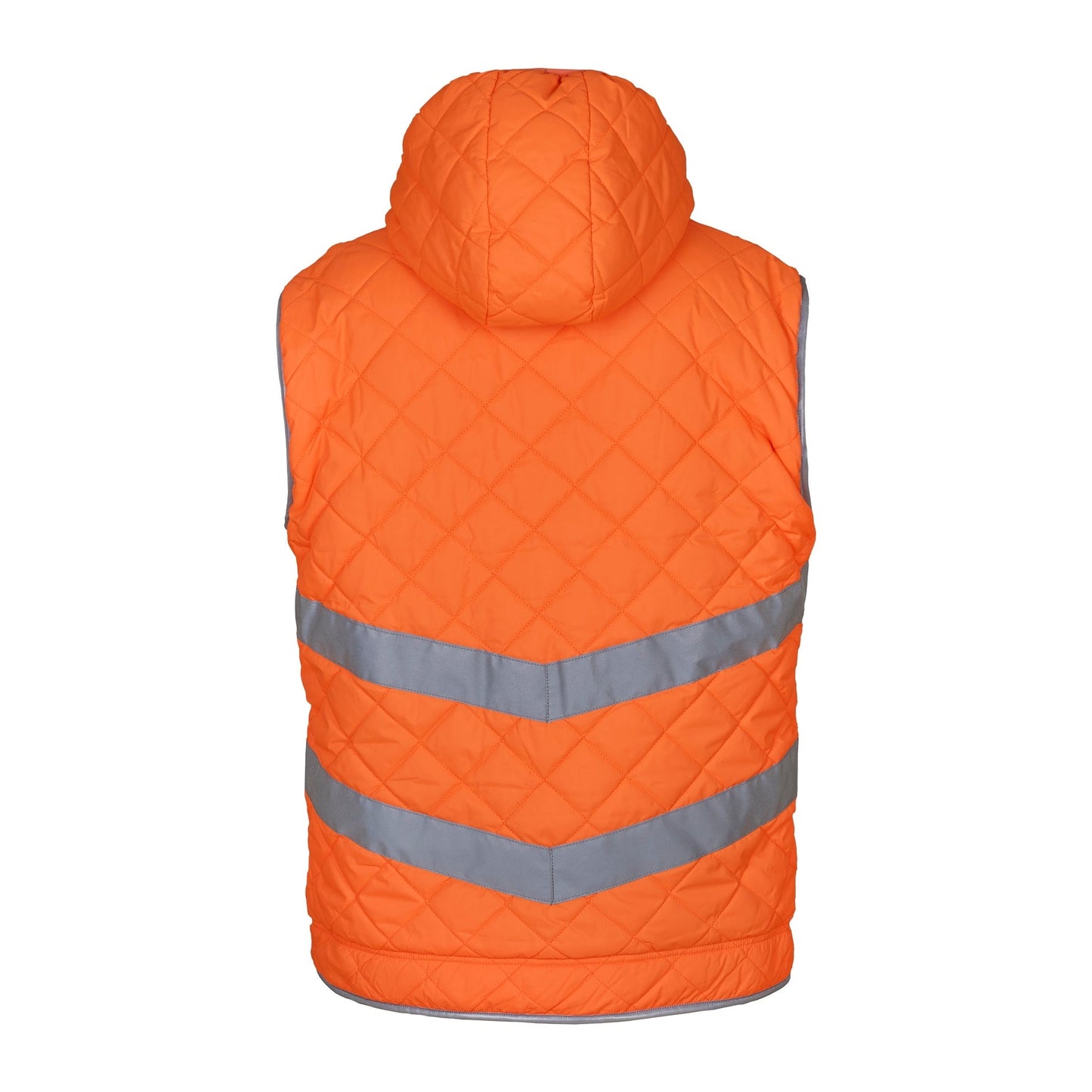 Yoko Hi-Vis Kensington Hooded Gilet EN ISO 20471 Class 2 Safety Jacket
