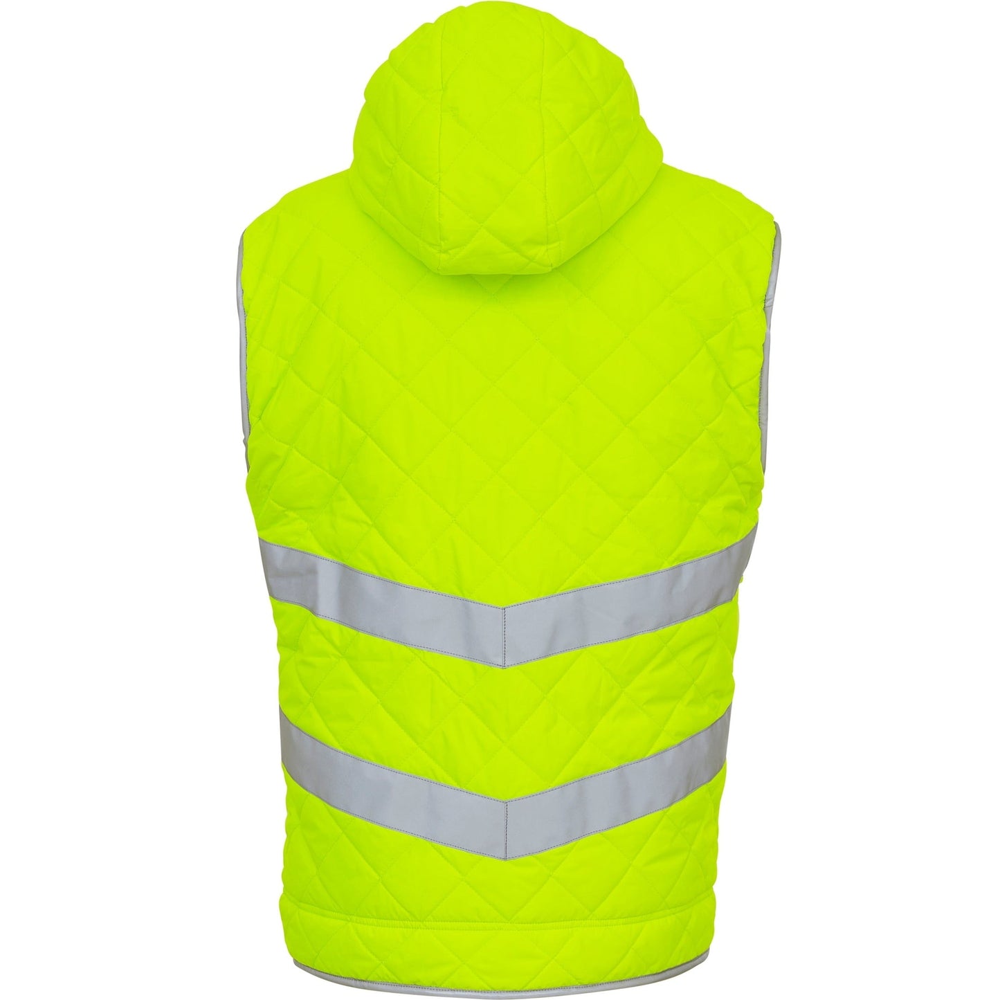 Yoko Hi-Vis Kensington Hooded Gilet EN ISO 20471 Class 2 Safety Jacket