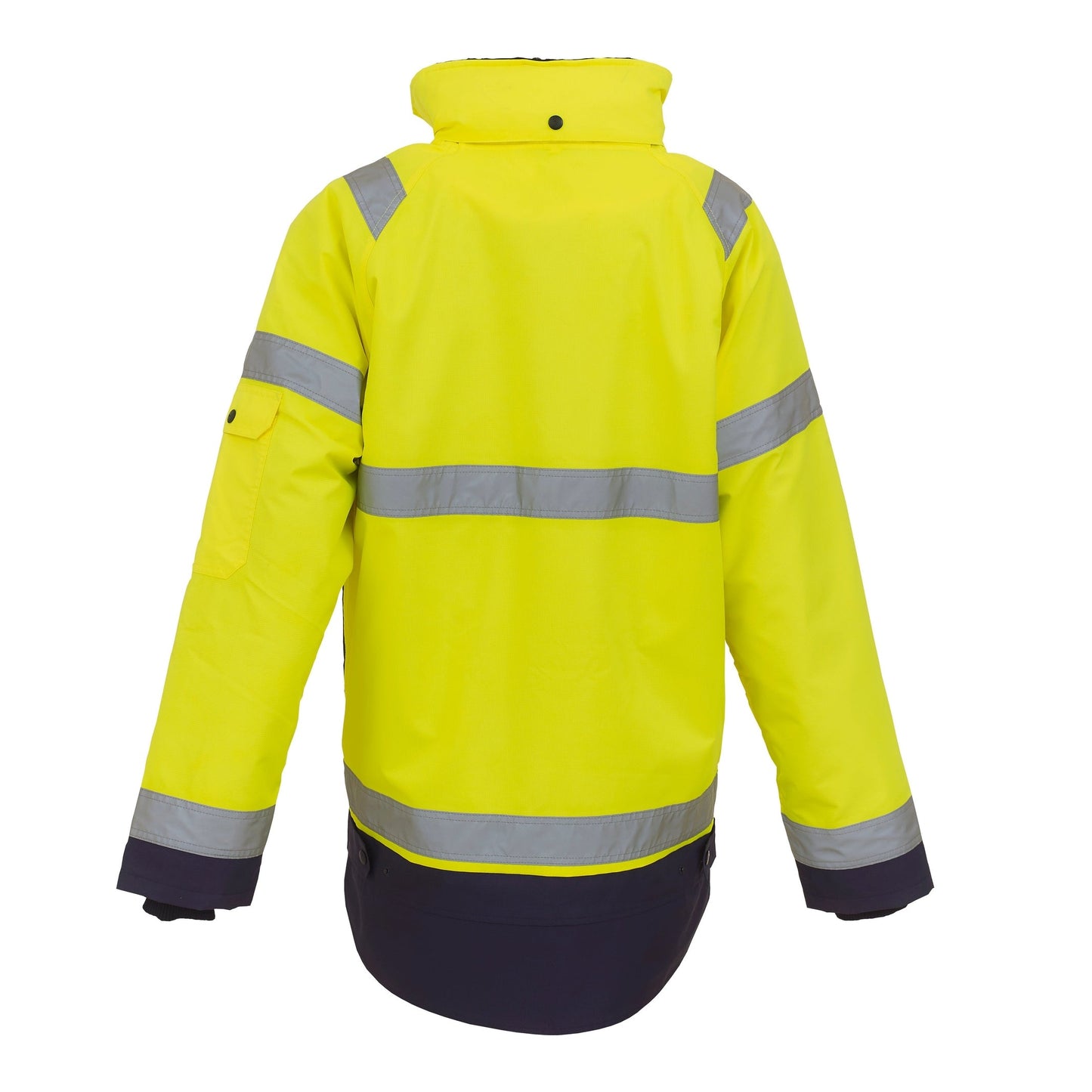 Yoko Hi-Vis Fontaine Storm Jacket Waterproof Windproof Breathable Class 2