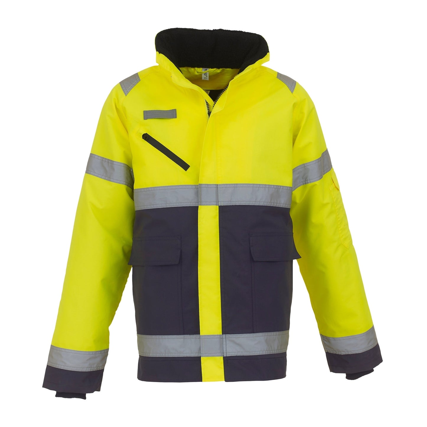 Yoko Hi-Vis Fontaine Storm Jacket Waterproof Windproof Breathable Class 2